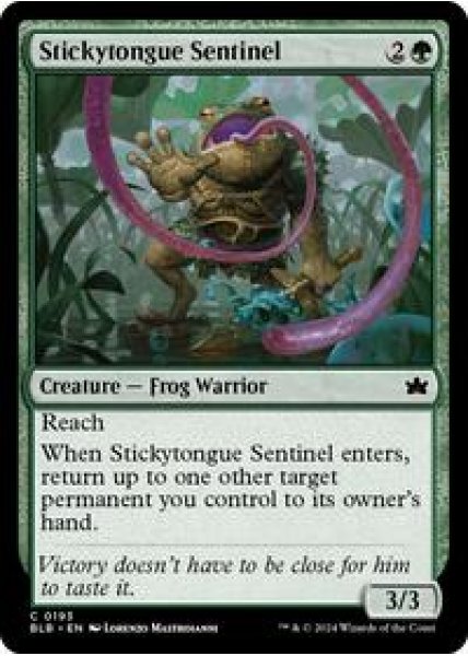 Stickytongue Sentinel Foil