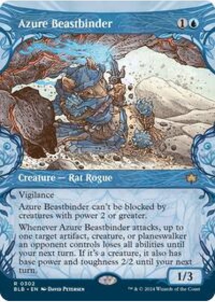 Azure Beastbinder (Showcase) Foil