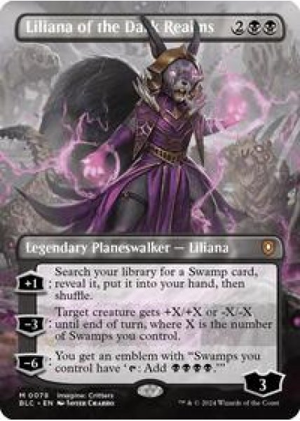 Liliana of the Dark Realms (Borderless) Foil