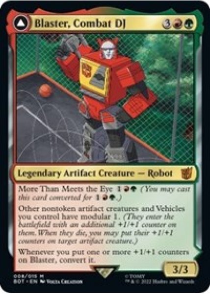 Blaster, Combat DJ - Foil