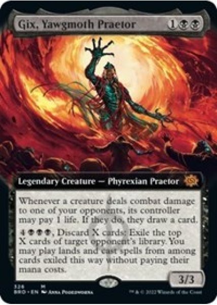 Gix, Yawgmoth Praetor (Extended Art)