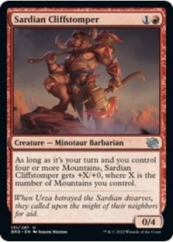 Sardian Cliffstomper - Foil