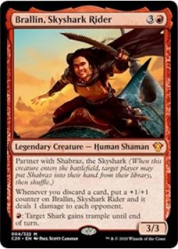 Brallin, Skyshark Rider - Foil