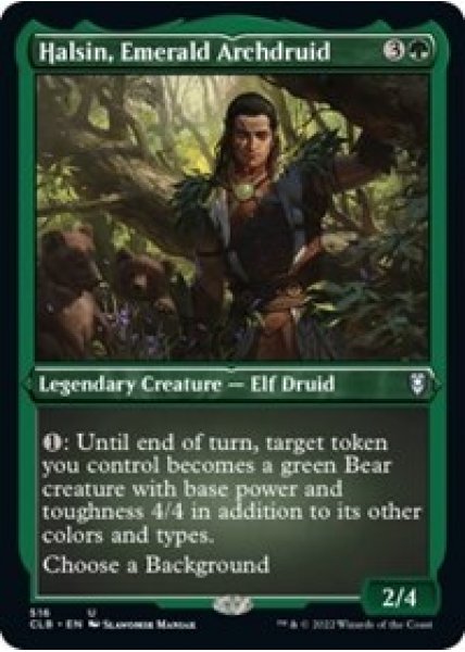 Halsin, Emerald Archdruid (Foil Etched) - Foil