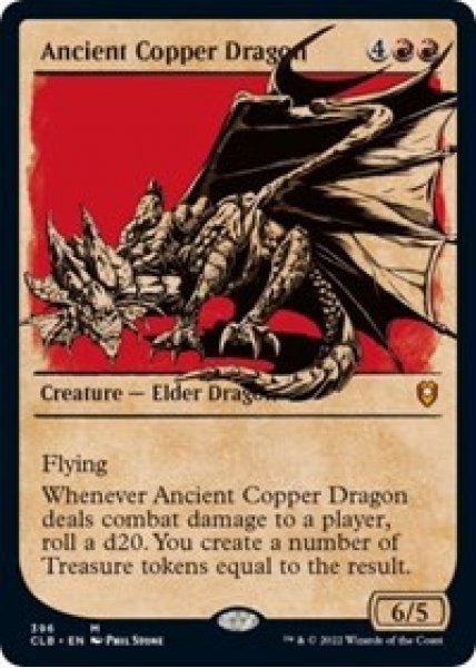 Ancient Copper Dragon (Showcase) - Foil