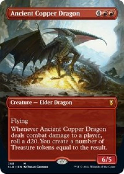 Ancient Copper Dragon (Borderless) - Foil