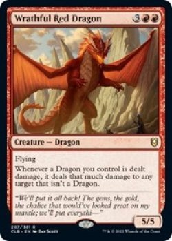 Wrathful Red Dragon - Foil