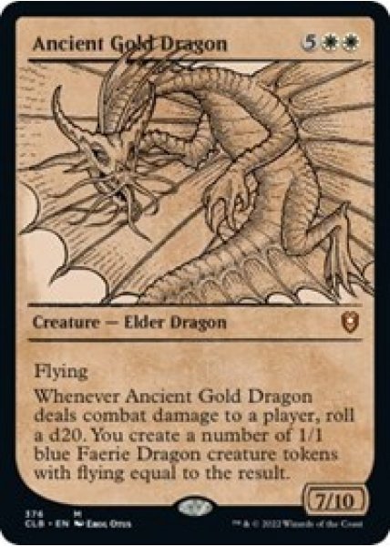 Ancient Gold Dragon (Showcase) - Foil