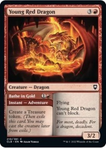 Young Red Dragon - Foil