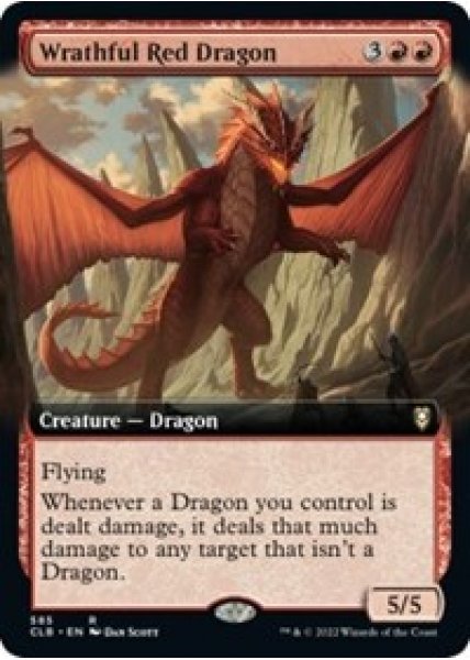 Wrathful Red Dragon (Extended Art) - Foil