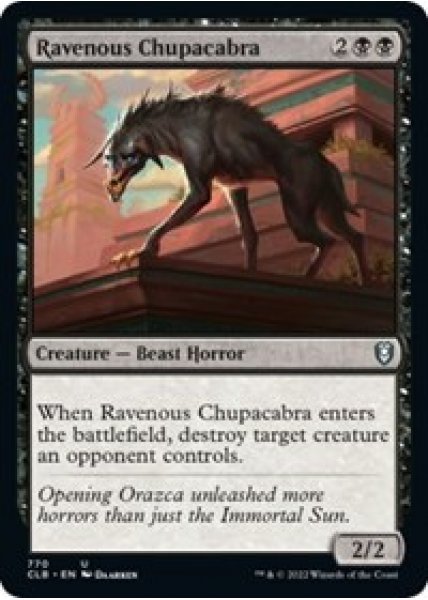 Ravenous Chupacabra