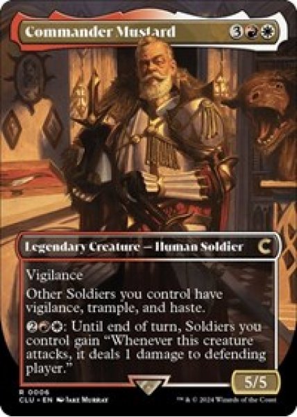 Commander Mustard (Borderless)