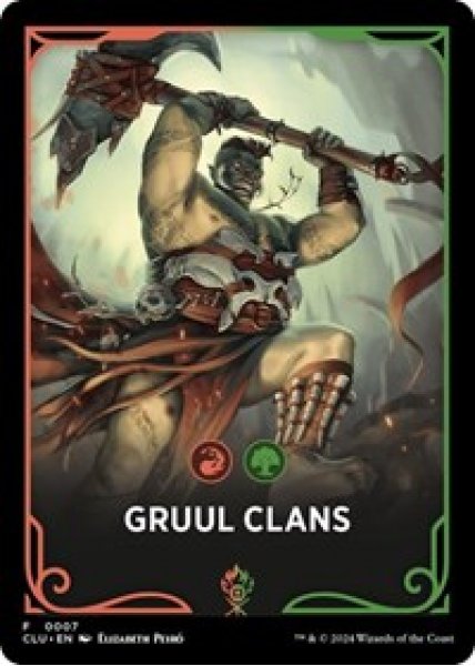 Gruul Clans Theme Card