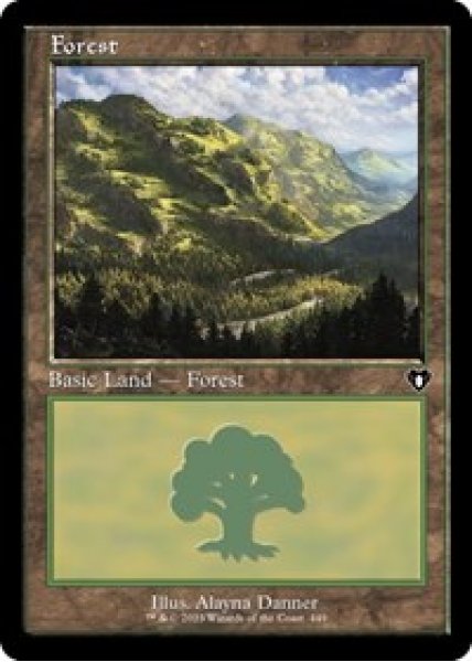 Forest (449) (Retro Frame) - Foil