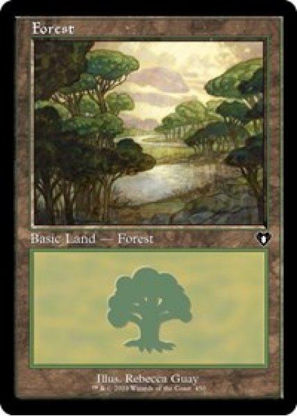 Forest (450) (Retro Frame) - Foil