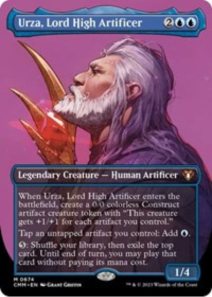 Urza, Lord High Artificer (Borderless) - Foil