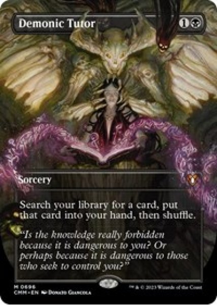 Demonic Tutor (Borderless) - Foil