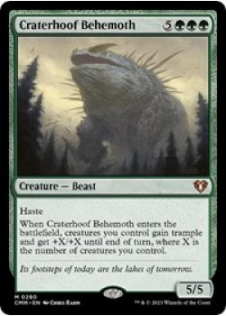 Craterhoof Behemoth - Foil