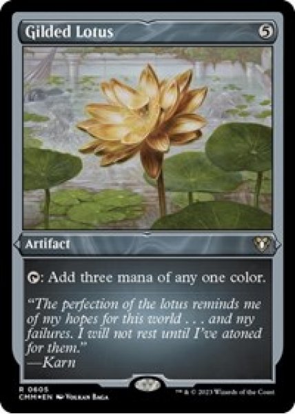 Gilded Lotus (Foil Etched) - Foil