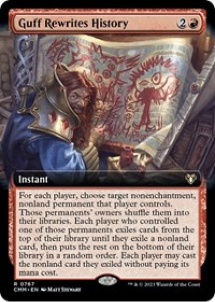 Guff Rewrites History (Extended Art) - Foil