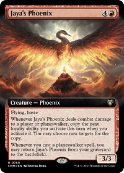 Jaya's Phoenix (Extended Art) - Foil