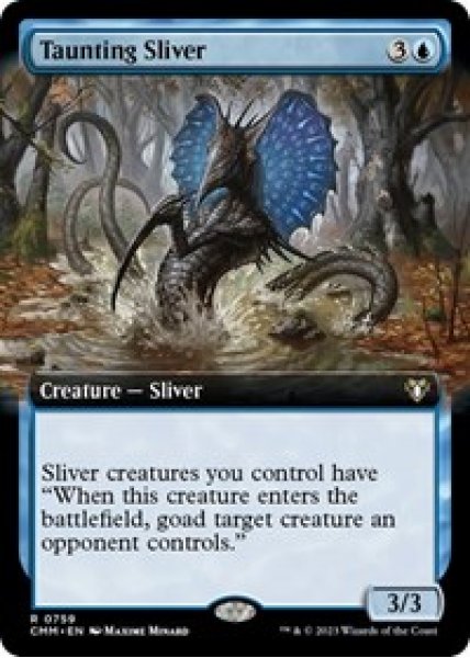 Taunting Sliver (Extended Art) - Foil