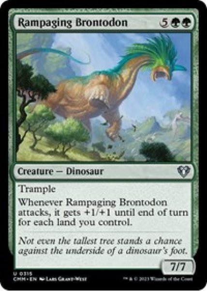 Rampaging Brontodon - Foil