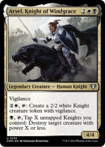 Aryel, Knight of Windgrace - Foil