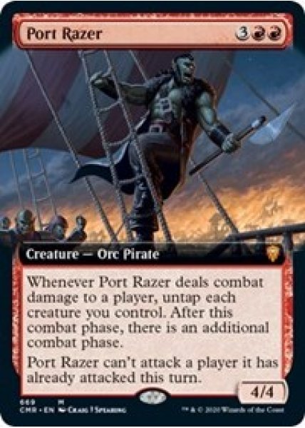 Port Razer (Extended Art) - Foil