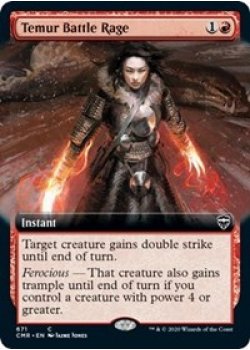 Temur Battle Rage (Extended Art) - Foil