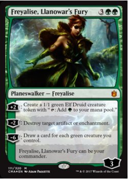 Freyalise, Llanowar's Fury - Foil