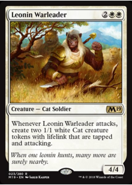 Leonin Warleader - Foil