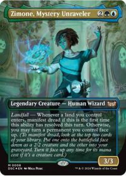 Zimone, Mystery Unraveler (Borderless)