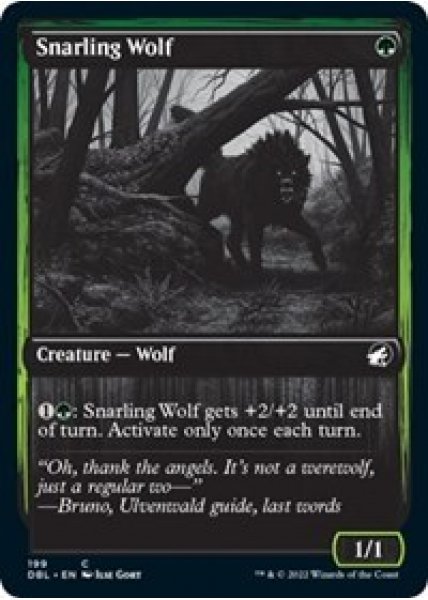 Snarling Wolf (199)