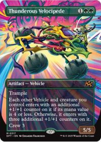 Thunderous Velocipede (Borderless) - Foil