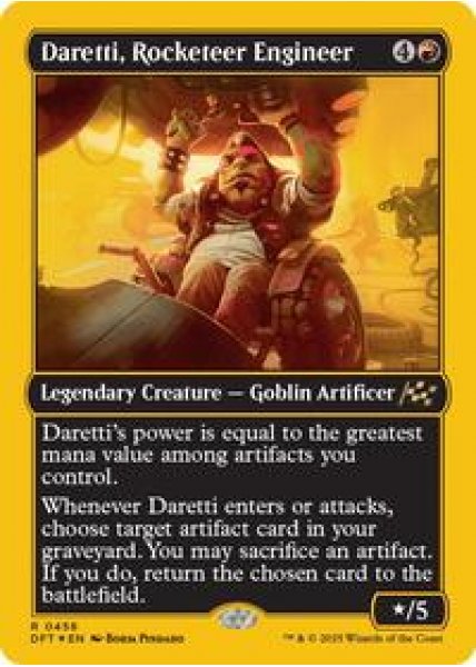 Daretti, Rocketeer Engineer (First-Place Foil) -