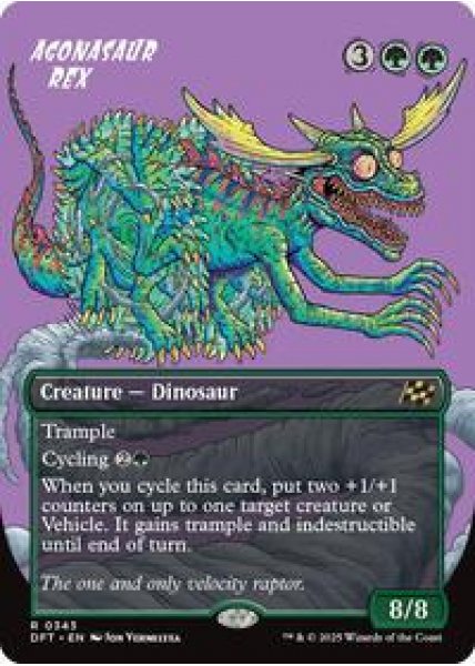 Agonasaur Rex (Borderless) - Foil