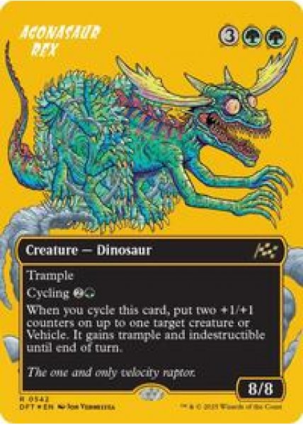 Agonasaur Rex (Borderless) (First-Place Foil) -