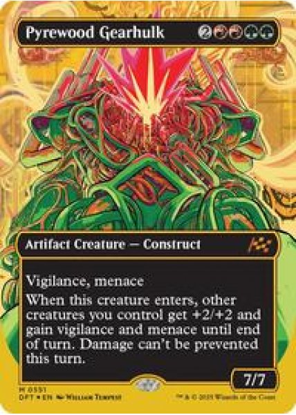 Pyrewood Gearhulk (Borderless) (First-Place Foil) -