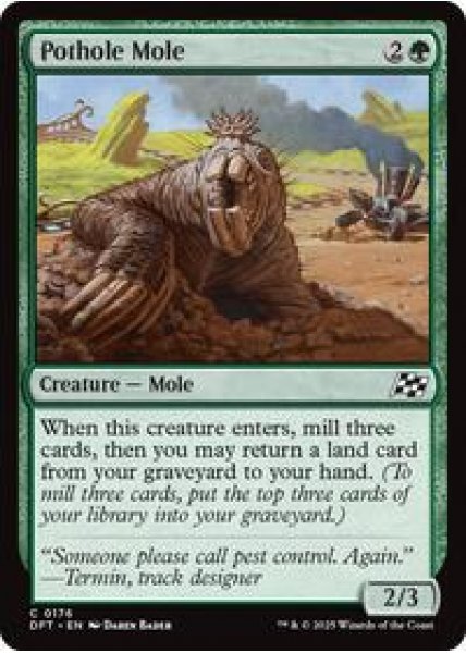 Pothole Mole - Foil