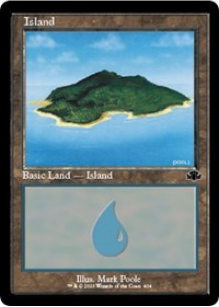 Island (404) (Retro Frame) - Foil