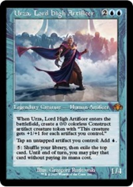 Urza, Lord High Artificer (Retro Frame) - Foil