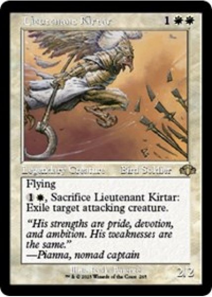 Lieutenant Kirtar (Retro Frame) - Foil