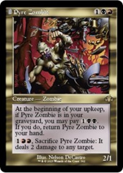 Pyre Zombie (Retro Frame) - Foil