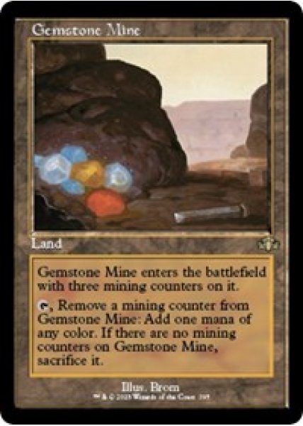 Gemstone Mine (Retro Frame) - Foil