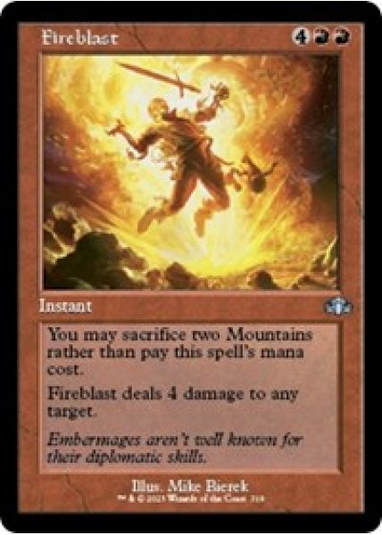 Fireblast (Retro Frame) - Foil