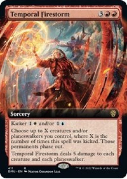 Temporal Firestorm (Extended Art) - Foil