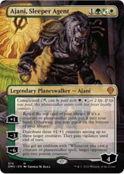 Ajani, Sleeper Agent (Compleated Borderless)