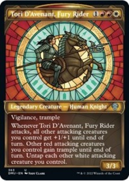 Tori D'Avenant, Fury Rider (Textured Foil) - Foil