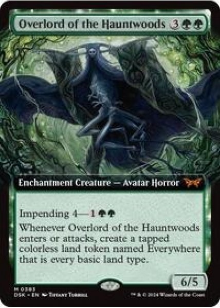 Overlord of the Hauntwoods (Extended Art) Foil